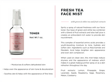 Load image into Gallery viewer, Fresh Tea Face Mist
